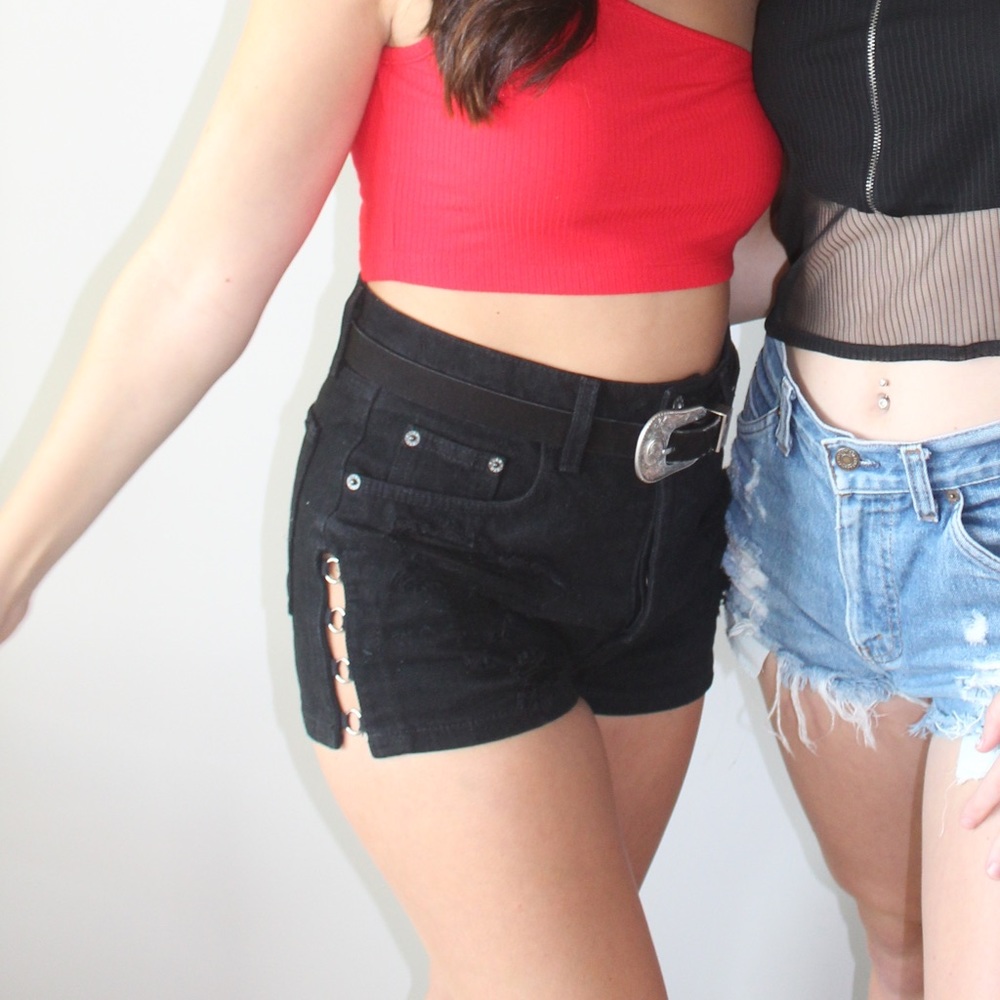 LF Carmar Black shorts